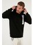 Regular Fit Kapüşonlu Pamuklu İçi Tüylü Yumuşak Şardonlu Sweat Erkek SWEAT 5905324 1