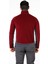 Erkek Polar Bordo Hırka Mont Tam Fermuar Gizli Cep Sweatshirt Slim Feet 4