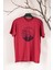 Sıfır Yaka Büyük Beden Baskılı Penye Erkek T-Shirt 1