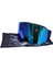 Çift Katmanlı Mavi Manyetik Lensli Anti-Sis Özellikli UV400 Snowboard Kayak Gözlüğü 5