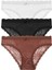 3 Lü Dantelli Slip Külot 1