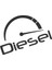 2 Adet Diesel Depo Kapağı Sticker Çıkartma 10CMX7CM Siyah 1
