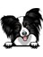 Sevimli Bakan Köpek Sticker Etiket Yapıştırma 17CM 1