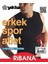 Erkek Ribana Sıfır Kol Fanila Atlet - 6 Adet 2