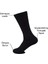 Meguca Socks Unisex Bambu Dikişsiz Soket Çorap Siyah Renk 6 Çift 2