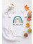 Tuğba Baby Rainbow You Are Loved Baskılı Ekru 1
