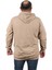 Mocgrande Büyük Beden Basic Kapüşonlu Sweat 22705-BEJ 2