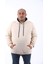 Mocgrande Büyük Beden Erkek Basic Sweat Kapüşonlu 11700-BEJ 1