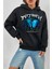 Unisex Blue Butterfly Baskılı Sweatshirt 2
