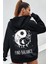 Unisex Yin & Yang Tasarım Sweatshirt 1