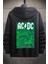 Unisex Ac Dc Baskılı Kapüşonlu Sweatshirt 1