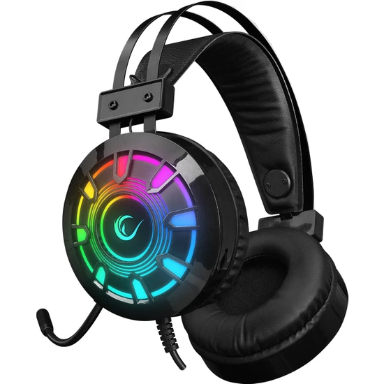 Rampage RM-K59 X-Chaın Siyah USB 7.1 Rainbow Ledli Gaming Mikrofonlu Oyuncu Kulaklığı