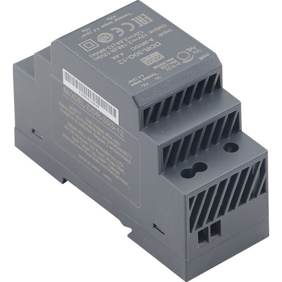 Meanwell DDR-30G-12 Dc-Dc Ultra Slim Industrial Dın Rail Converter ...