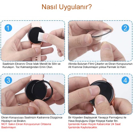 Apple Watch 7 45MM Ekran Koruyucu 3D Kavisli Full Kaplama Fiyatı