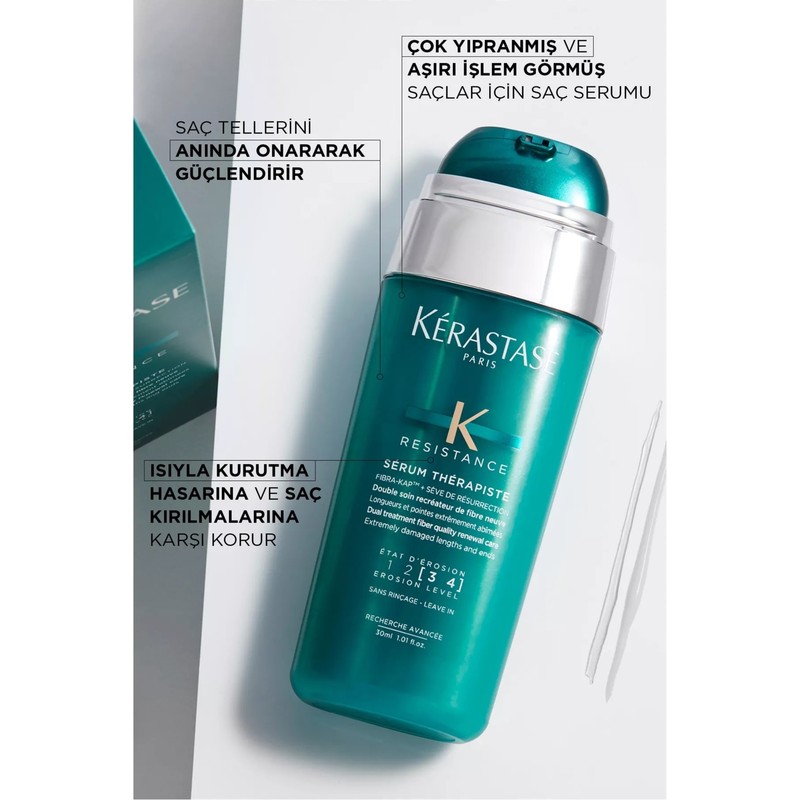 Kerastase Resistance Sérum Çok Yıpranmış ve Aşırı Işlem Görmüş Saçlar Için Onarıcı Serum 2 x 15 ml