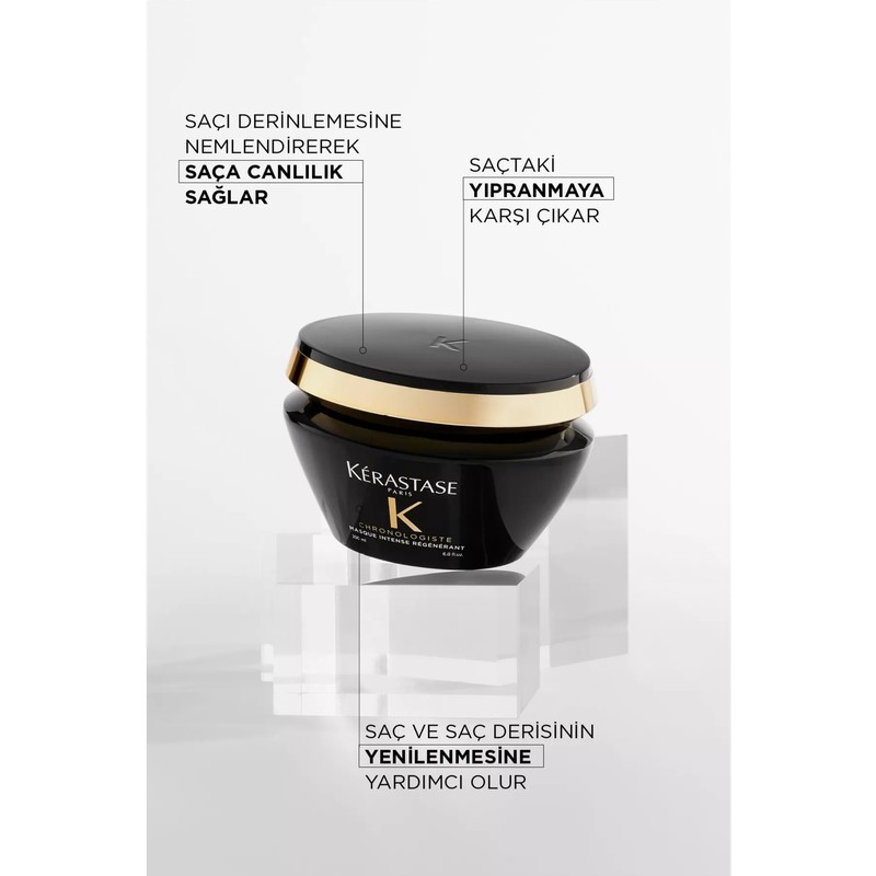 Kerastase Chronologiste Masque Regenerant Yenileyici ve Canlandırıcı Saç Maskesi 200 ml