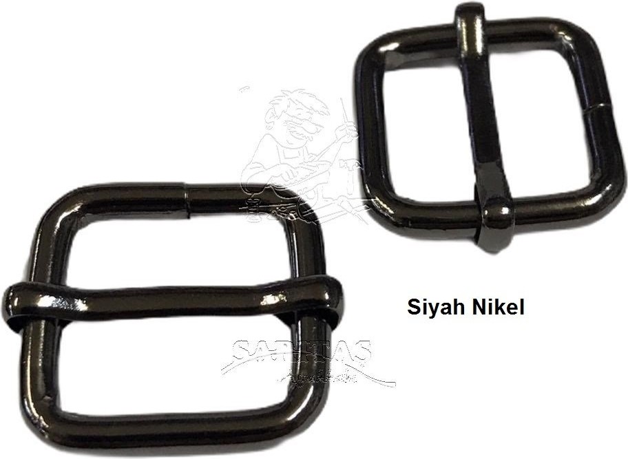SRTfootcare Ayar Tokası 2,5 cm 2 Adet (Leathercraft, Deri Hobi) görsel 2