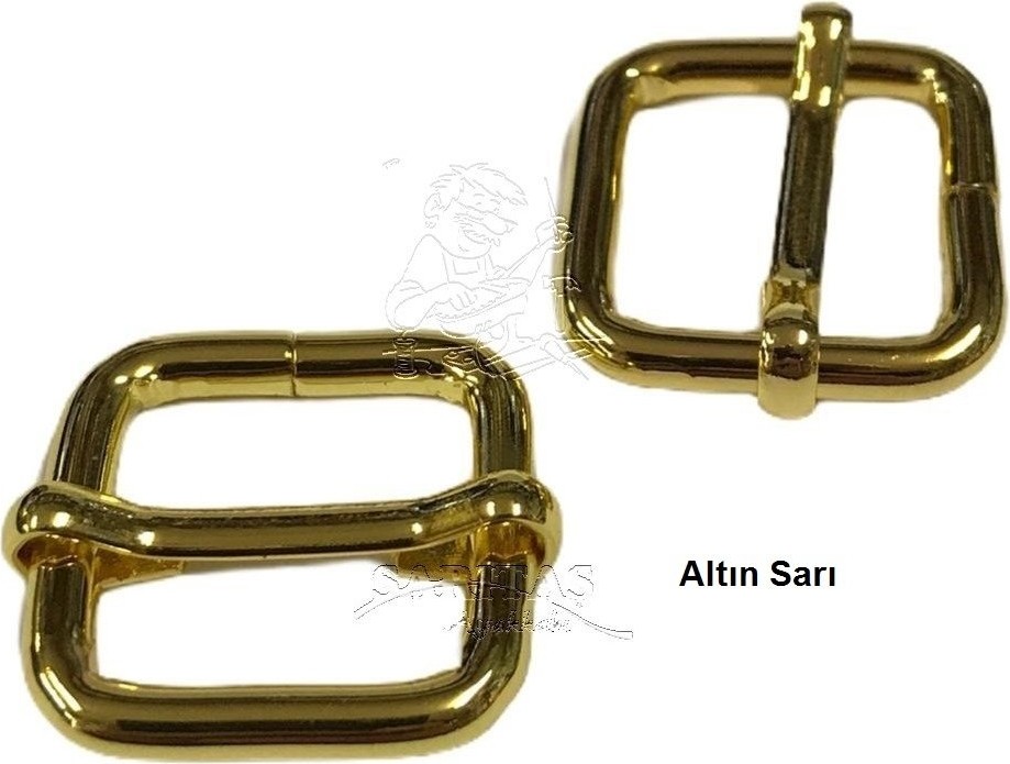SRTfootcare Ayar Tokası 2,5 cm 2 Adet (Leathercraft, Deri Hobi)