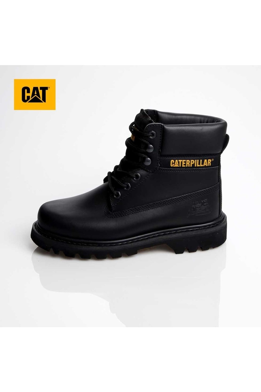 Cat Colorado Deri Caterpıllar Günlük Bot Kum Renkli Erkekler İçin Rahat Taban Özelliği görsel 2