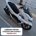 Larimar Honda Pcx File Sele Koltuk Kılıfı 3D Çift Kat File Terletme Yapmaz - Alttan Cırtlı