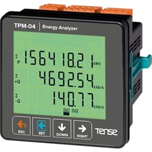 Tense Tpm-04 Haberleşmeli, 71.5×61.5 Cam LCD Ekranlı Enerji Analizörü