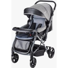 Baby Care 65 Capron Çift Yönlü Bebek Arabası Gri