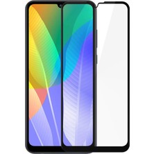 Bufalo Huawei Y6P Ekran Koruyucu 9d Temperli Cam - Siyah