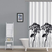 Berlin Shop Tropik Banyo Duş Perdesi 3391 Çift Kanat 2X120X200