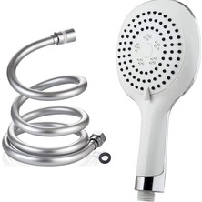 Berlin Shop Fusty Rio Plus Lüx Duş Seti - Rio 3 Fonksiyonlu Duş Başlığı ve Pvc Yüksek Kaliteli Duş Hortumu