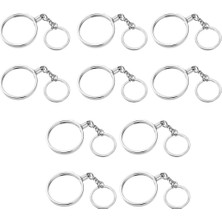 Gypsophila 10 Adet Dıy Keychain Para Toplama Anahtar Zinciri Anahip Kara Kolye Cazibesi 40MM (Yurt Dışından)