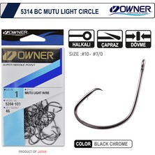 Owner 5314 Mutu Light Black Chrome Iğne 1