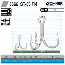 Owner 5666 ST-66TN Tin Çarpma Iğne 1-0