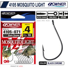 Owner 4105 Musquito Light Black Chrome Iğne 1