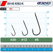 Owner 50145 Kisu-K Red Iğne 10