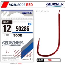 Owner 50286 Sode Red Iğne 10