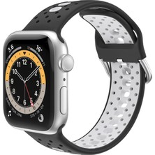 Zsunsky Shop Apple Watch Için 2 Adet Izleme Bantları, Spesifikasyon: 38/40MM S Siyah+Beyaz