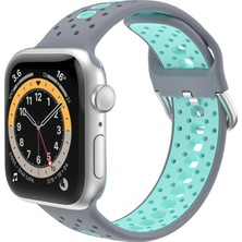 Zsunsky Shop Apple Watch S 4 & 5 & 6 Için Bantlar Izleyin, Özellikler: 40MM Gri+Yeşil