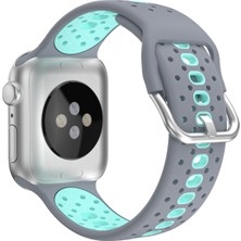 Zsunsky Shop Apple Watch S 4 & 5 & 6 Için Bantlar Izleyin, Özellikler: 40MM Gri+Yeşil