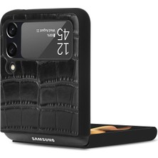 Zsunsky Shop Bambu Doku Telefon Kılıfı Samsung Galaxy Z Flip3 5g Siyah