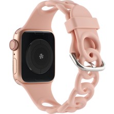 Zsunsky Shop Apple Watch 7 45MM / 6 & Se & 5 & 4 44MM / 3 & 2 ve 1 42MM Için Kayış Pembe
