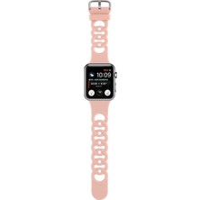 Zsunsky Shop Apple Watch 7 45MM / 6 & Se & 5 & 4 44MM / 3 & 2 ve 1 42MM Için Kayış Pembe