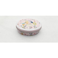 Be Beauty Pastel Resim Temalı Takı Aksesuar Saklama Metal Kutusu Model 08