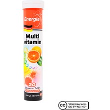 Energia Multivitamin 20 Efervesan Tablet