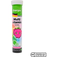 Energia Multivitamin Junior 20 Efervesan Tablet