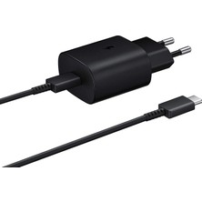 Berlin Shop EP-TA800XBEGWW Şarj Aleti, USB Type A (25W), Hızlı Şarj Teknolojisi, Siyah - Type C Kablo Dahil