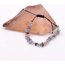 Taş Sandığı Florit Taşı Bileklik - Ayarlamalı