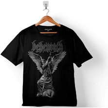 Kendim Seçtim Behemoth Baphomet Logo Black Metal Koyun Öldürme Çocuk T-Shirt