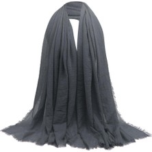 Amanda 2x Kadın Rahat Uzun Eşarp Pileli Hijab Müslüman Türban Başörtüsü Başlık(Yurt Dışından)