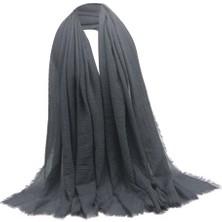 Amanda 2x Kadın Rahat Uzun Eşarp Pileli Hijab Müslüman Türban Başörtüsü Başlık(Yurt Dışından)