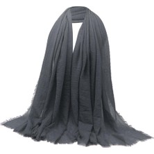 Amanda 2x Kadın Rahat Uzun Eşarp Pileli Hijab Müslüman Türban Başörtüsü Başlık(Yurt Dışından)